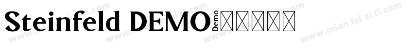 Steinfeld DEMO字体转换